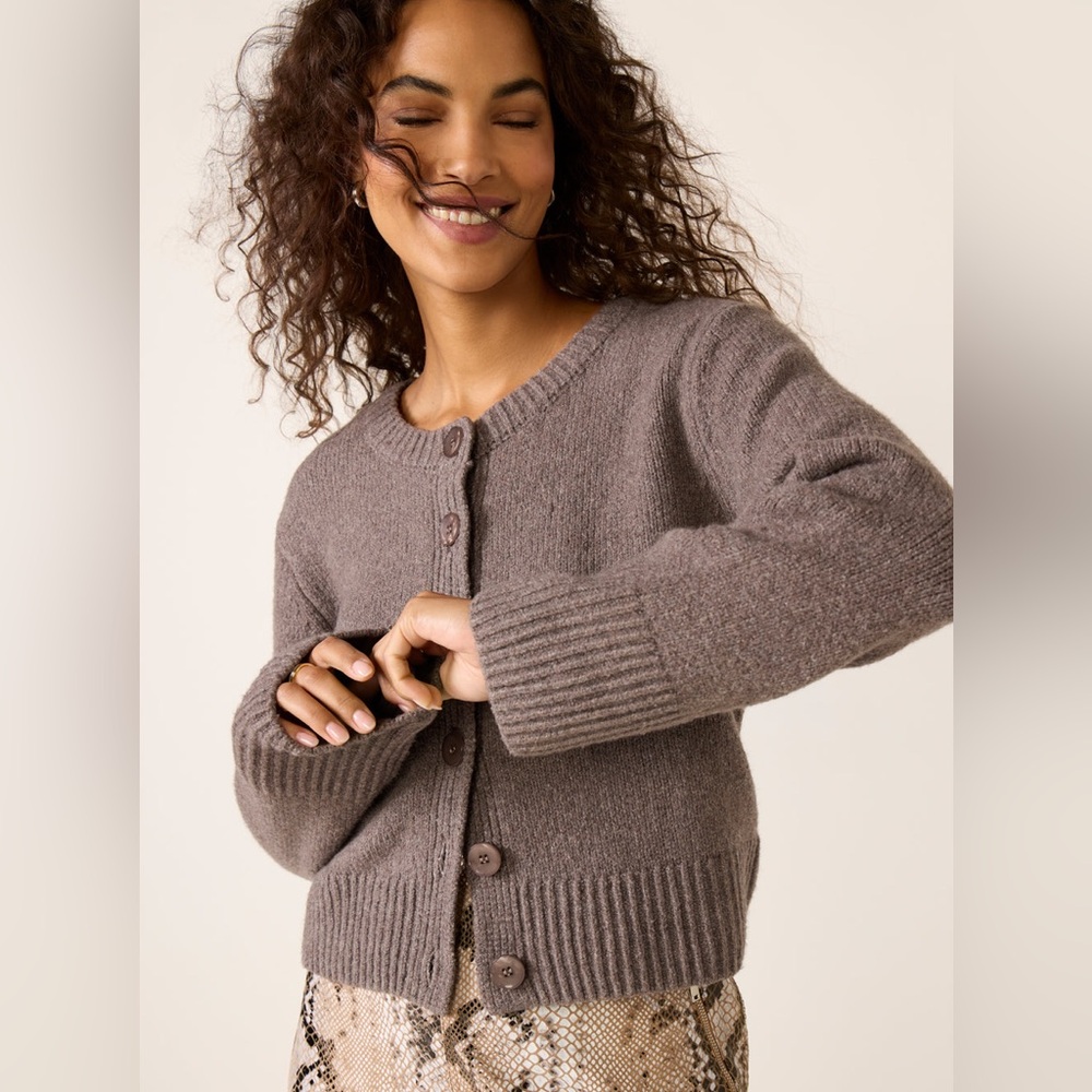 NWT Z Supply Breen Crew Soft Cardigan Sweater Large